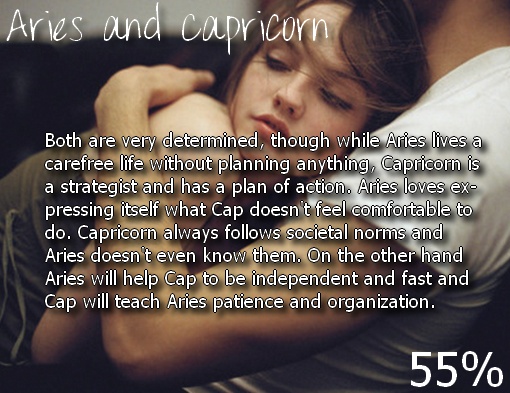 Capricorn guy and aries girl